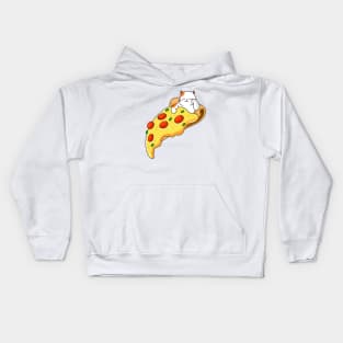 Cat and Pizza Kids Hoodie